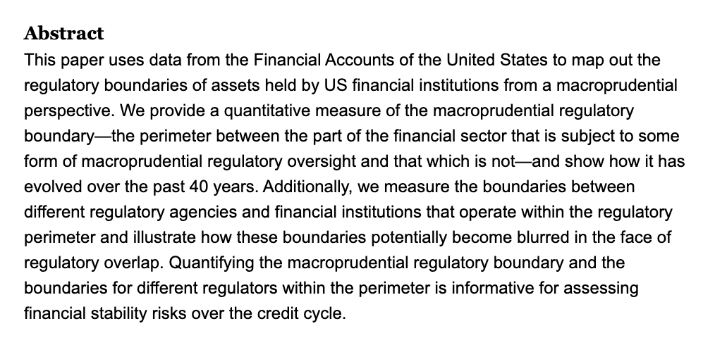 YPFSatYale's tweet photo. NEW in the Journal of Financial Crises:

"A Macroprudential Perspective on the Regulatory Boundaries of US Financial Assets"

by the Fed's David M. Arseneau, Grace Brang, @MattDarst3, Jacob M. Faber, @DavidRappoportW, and @alexvardoulakis —
https://t.co/fYuf96dYPe https://t.co/DfvFTO2TAG