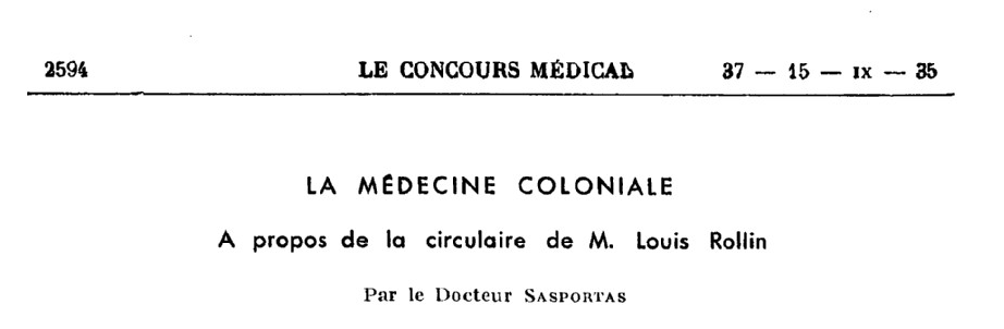 Histoire des perdiems ? 1935 : 
"la boutade d'un gouverneur des Colonies
qui aimait répéter : « La solde des fonctionnaires aux Colonies, c'est pour ne rien faire : sitôt qu'on leur demande un travail quelconque, il faut ajouter à cette solde une indemnité »
<a href="/samb_omar/">omar samb</a>
