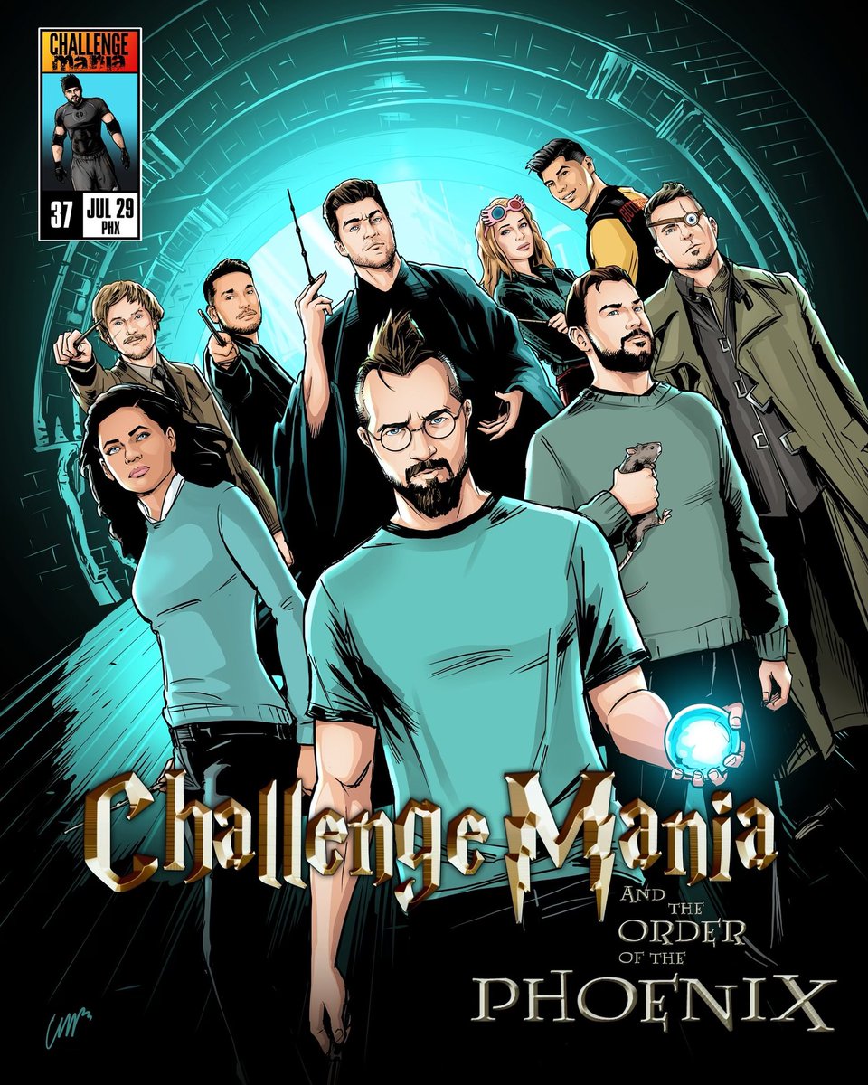 DerrickMTV's tweet photo. Phoenix, Arizona!! Enjoy the Magic of this @pan14 poster & get ready for the Magic of #ChallengeManiaLIVE TOMORROW @standuplive! Excited to see everyone! 🪄🔥
-
@jonnamtv @oliviakaiserxo @d_e_r_e_kc  @themarklong Troy, C.T., Horacio, @SHOTOFYAGER 🪄🔥
-
#TheChallenge #TheChallengeAllStars #ChallengeMania #Phoenix #Arizona 
🪄🔥