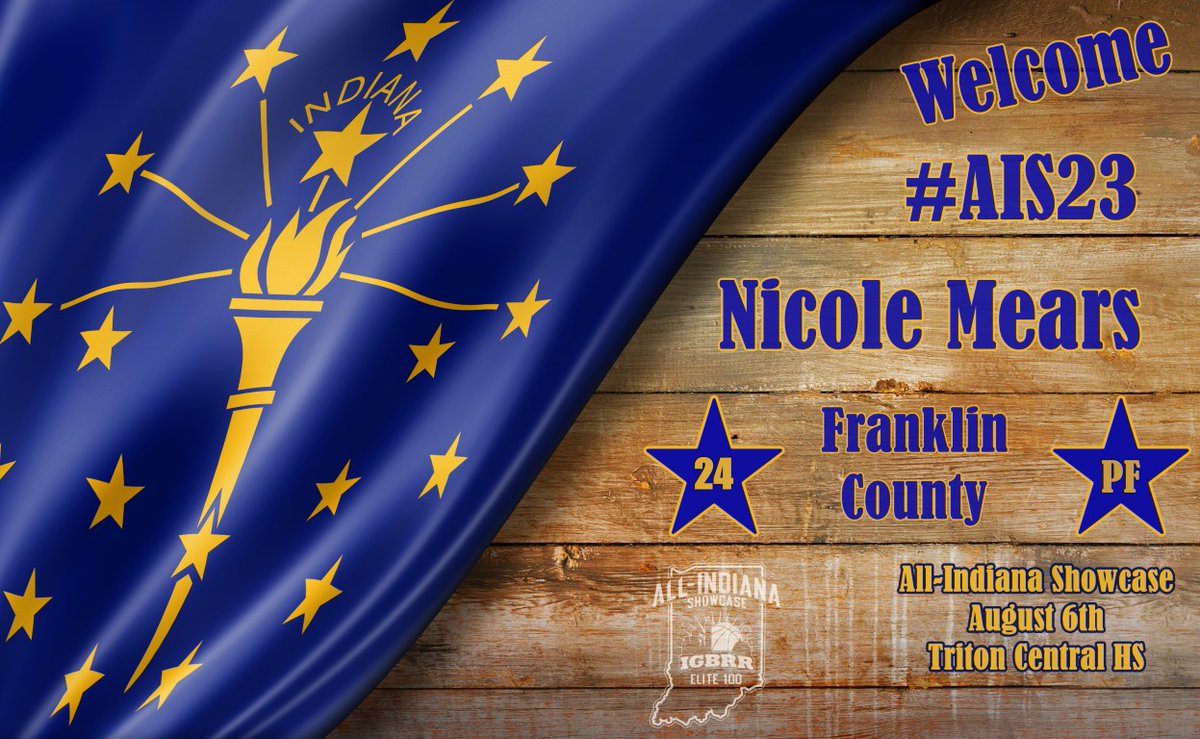 Welcome 24' Nicole Mears to the All-Indiana Showcase. August 6th @ Triton Central HS. #AIS23