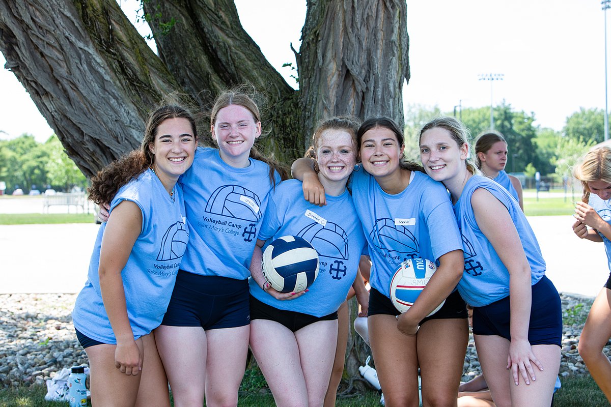 If you're wondering what summer at Saint Mary's looks like: lots of happy Campers!