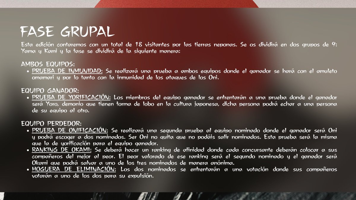 ElLoboVirtu's tweet photo. 𝗠𝗘𝗖𝗔́𝗡𝗜𝗖𝗔 𝗬 𝗖𝗔𝗦𝗧𝗜𝗡𝗚 𝗖𝗔𝗟𝗟 ☎️
Quedan abiertos los castings de esta edición. A continuación tenéis la mecánica de la primera fase. En caso de dudas podéis hablarme al privado y preguntar sin compromisos. 
🔗 Link para el casting: https://t.co/6Eovg0sH2x https://t.co/ycquxsoOcC