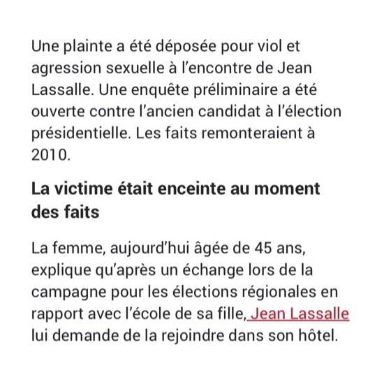 tomasiniavocats's tweet image. Tous les prédateurs doivent se tenir prêt à répondre de leurs actes, car ils seront tous débusqués.

✍️ @UnionArdennais 

#article #lunion #jeanlassalle #politique #enquete #predateur #agressionsexuelle #violence #violencesfaitesauxfemmes #femmes #victimes #justice #avocate