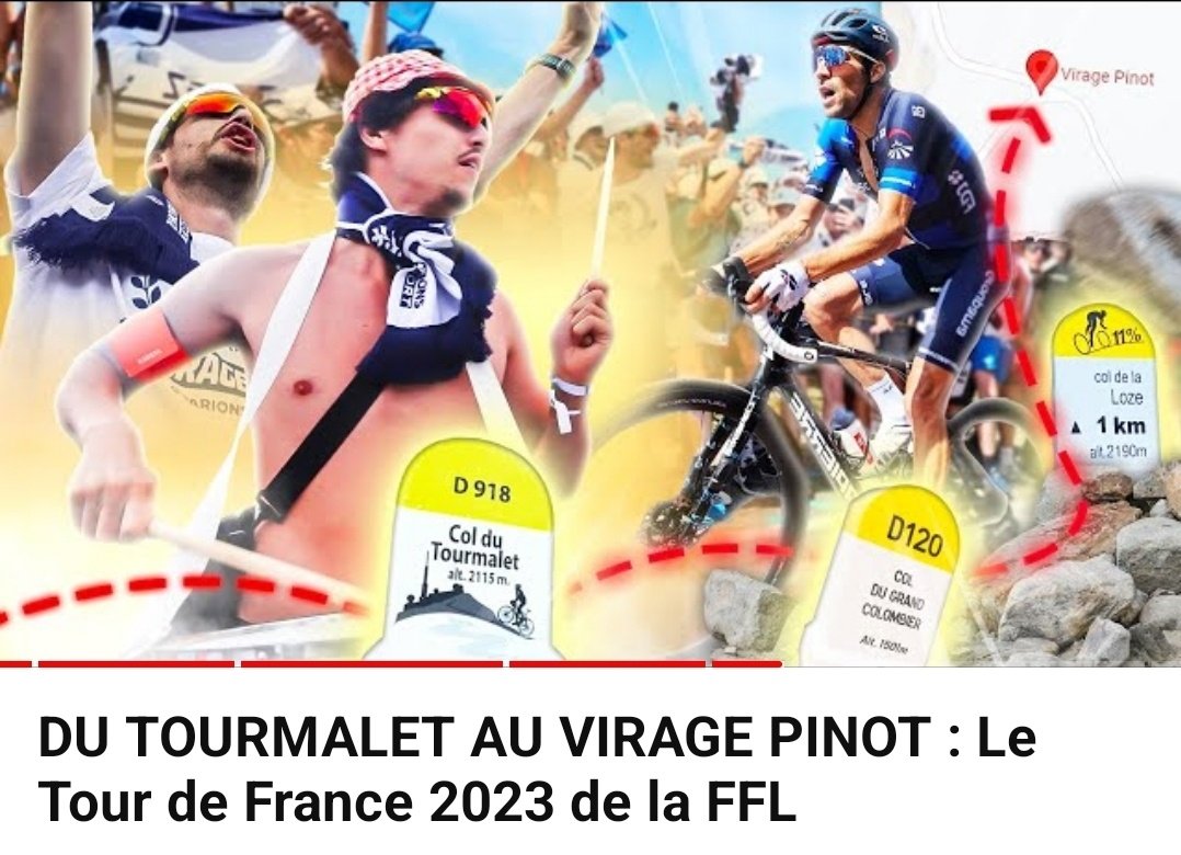 FFLose's tweet photo. 🎬 BONJOUR YOUTUBE 🔥

Quitte à se farcir les plus beaux cols du Tour pendant 3 semaines, on s'est dit qu'on allait vous montrer à quoi ça ressemble de l'intérieur. 

"DU TOURMALET AU VIRAGE PINOT", c'est en ligne 🍿

👉 https://t.co/aQruBaTOen

Bon visionnage 🫶 https://t.co/qazizQx6qd