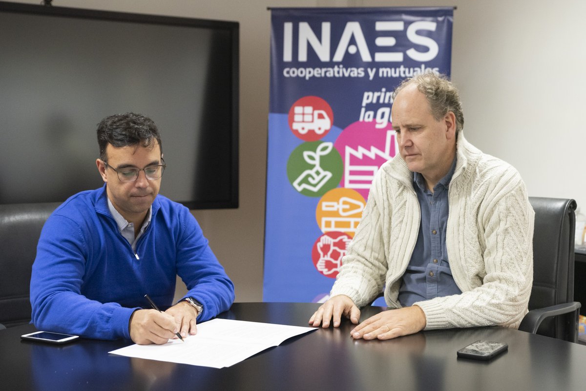 En <a href="/INAESarg/">INAES ARGENTINA</a> firmamos convenios de cooperación mutua con <a href="/SolidariaFuerza/">Fuerza Solidaria</a>, <a href="/USanIsidro/">USI</a> y <a href="/aciera_arg/">ACIERA</a>.