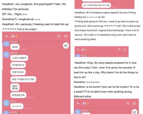 stallseok's tweet photo. just a reminder that headliner_jk is stalker and made threats to physical abuse 🐰. they have been stalking 🐰 since he was 16 and is blacklisted from bighit. they should be nowhere near 🐰 https://t.co/F2Q1tzEHws