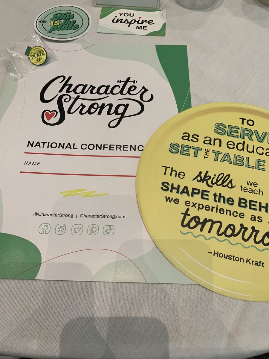 Ready to learn at the <a href="/CharacterStrong/">CharacterStrong</a> National Conference with <a href="/RamonaDunn14/">Ramona Dunn</a>! Excited to bring this to <a href="/NKCSchools/">NKC Schools</a> middle school students!