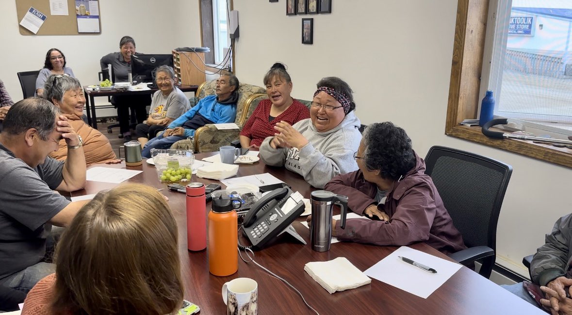 RD_Alaska's tweet photo. Keeping it real! During the @usdaRD and @RURALgov discussion in Shaktoolik, interest in talking about how Federal programs could better support community needs really varied, but one thing is for sure: we are here to listen and learn! #EarsOpen #MindsOpen #HeartsOpen https://t.co/jdBGQBn8xp