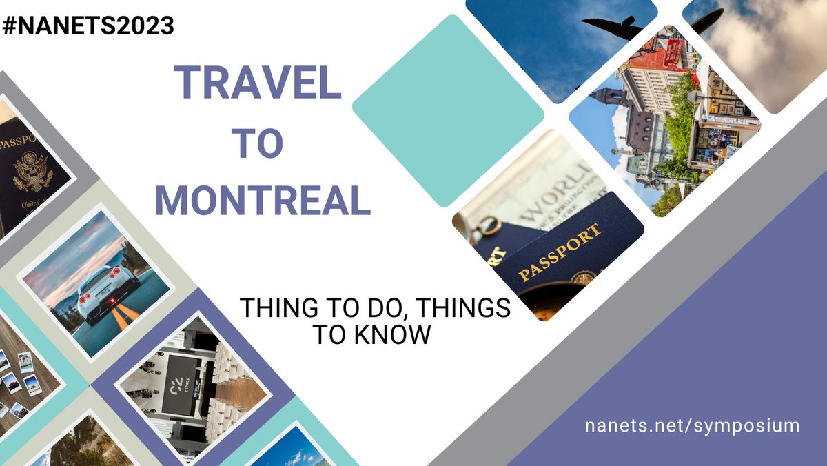 NANETS1's tweet photo. This Sunday, in our new weekly "Things to Do, Things to Know" eblast, we share useful info about travel to @Montreal Symposium Oct. 4-6. Find out about weather, travel, dining, shopping, the Arts - and much more. Not getting our enews, email us: staff@nanets.net 
#NETCancers https://t.co/5nsueIhvKb
