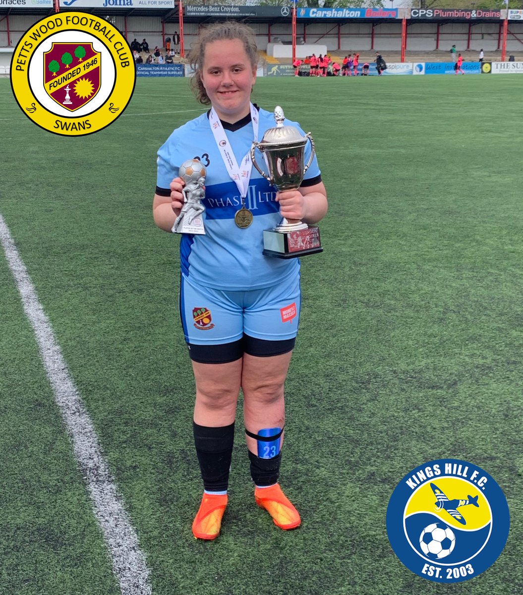 Congratulations to Daisy who has signed for <a href="/KingsHillFC1/">Kings Hill FC</a> for the coming season. Daisy joined the Swans 2 years ago and has since won 2 <a href="/JPL_WARRIORS/">JPL Warriors 🛡️</a> league &amp; cups doubles. We wish her all the very best on her new journey at Kings Hill

#pettswoodswans