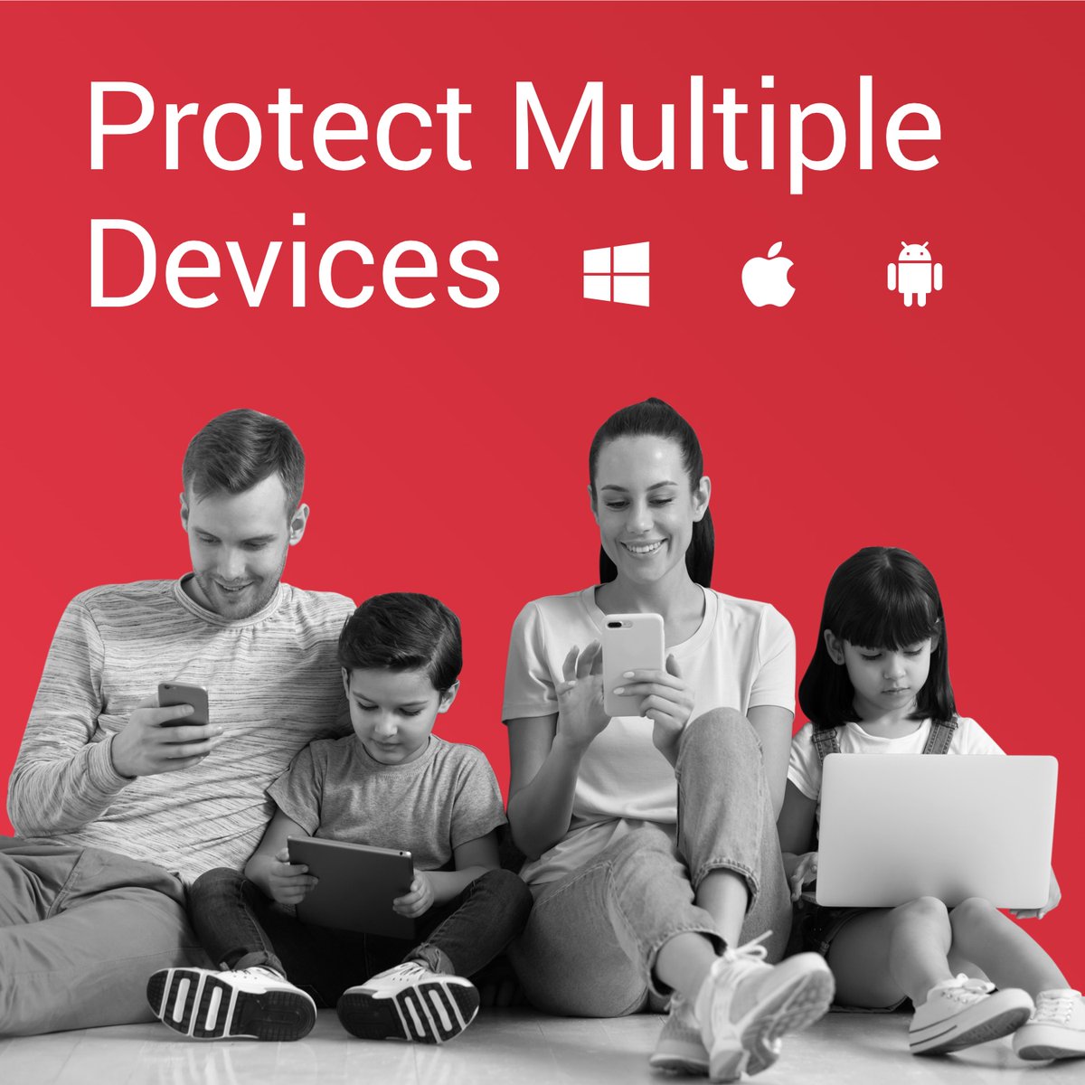 Protect all of your personal devices with our easy-to-use applications across Windows, Mac, iOS and Android devices.
#ProtectYourDevices