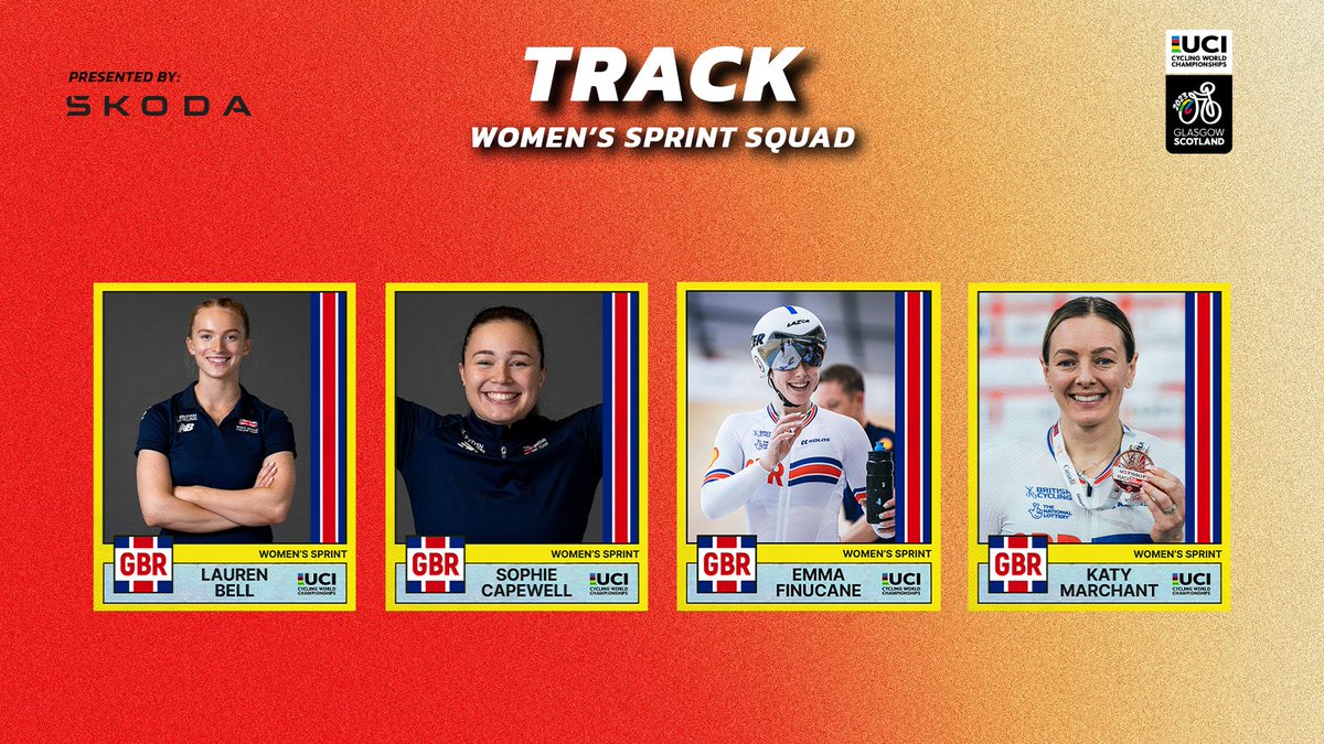 And on the track, here is your women's sprint squad...