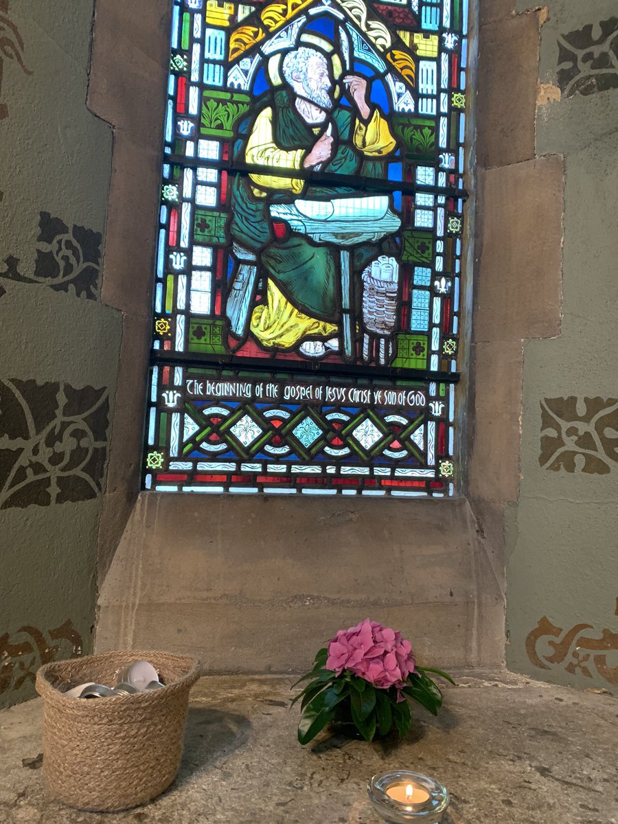 lifestylings's tweet photo. Thanks to @ChristChurchN14 for the candle for #SAM at their pre-Raphaelite #StMark window by Ford Maddox Brown.
The church was built by George Gilbert Scott who also built the Hotel at @StPancrasInt, the Albert Memorial, & @FCDOGovUK Office
#AGoalForSam
#StainedGlassSummer https://t.co/l0fvoP0kh7