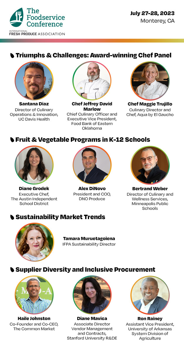 IntFreshProduce's tweet image. Join us in just a few moments for Foodservice Conference‘s first Pick your Path education breakout sessions! #FSC2023