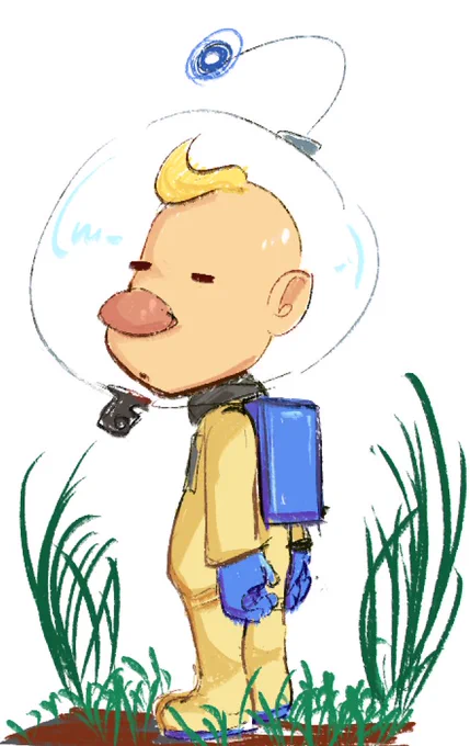louie pikmin doodle 