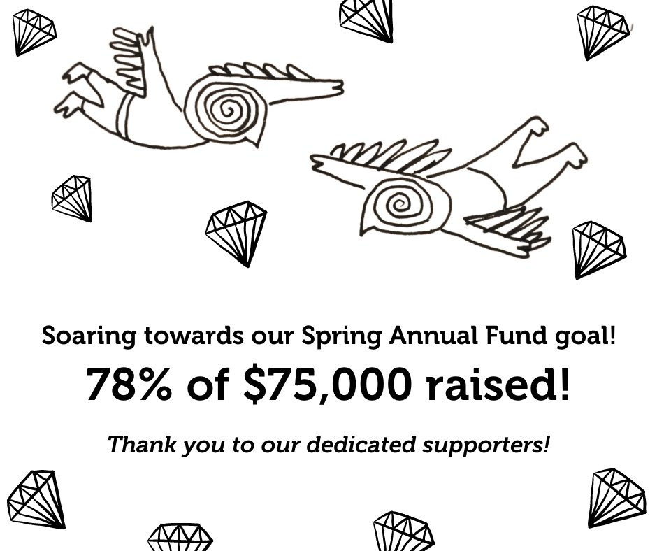 We've reached 78% of our Spring fundraising goal... Can Spiro count on you to help us soar to $75,000?⁣
⁣
The Annual Fund provides vital support to our operations and programs. No gift is too small. 

Make your annual donation today >>> bit.ly/3OwkUX6