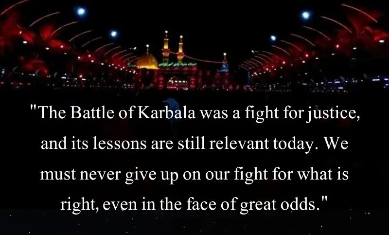 Uxmn63's tweet photo. Lesson from #Karbala 

In one of his speeches, Imam Hussain (peace be upon him) said that the authorities in Kufa had given him only two options: humiliation or death. He carried on saying, “And we do not accept humiliation.”

#HussainSymbolOfBravery https://t.co/MuydTgeqFY