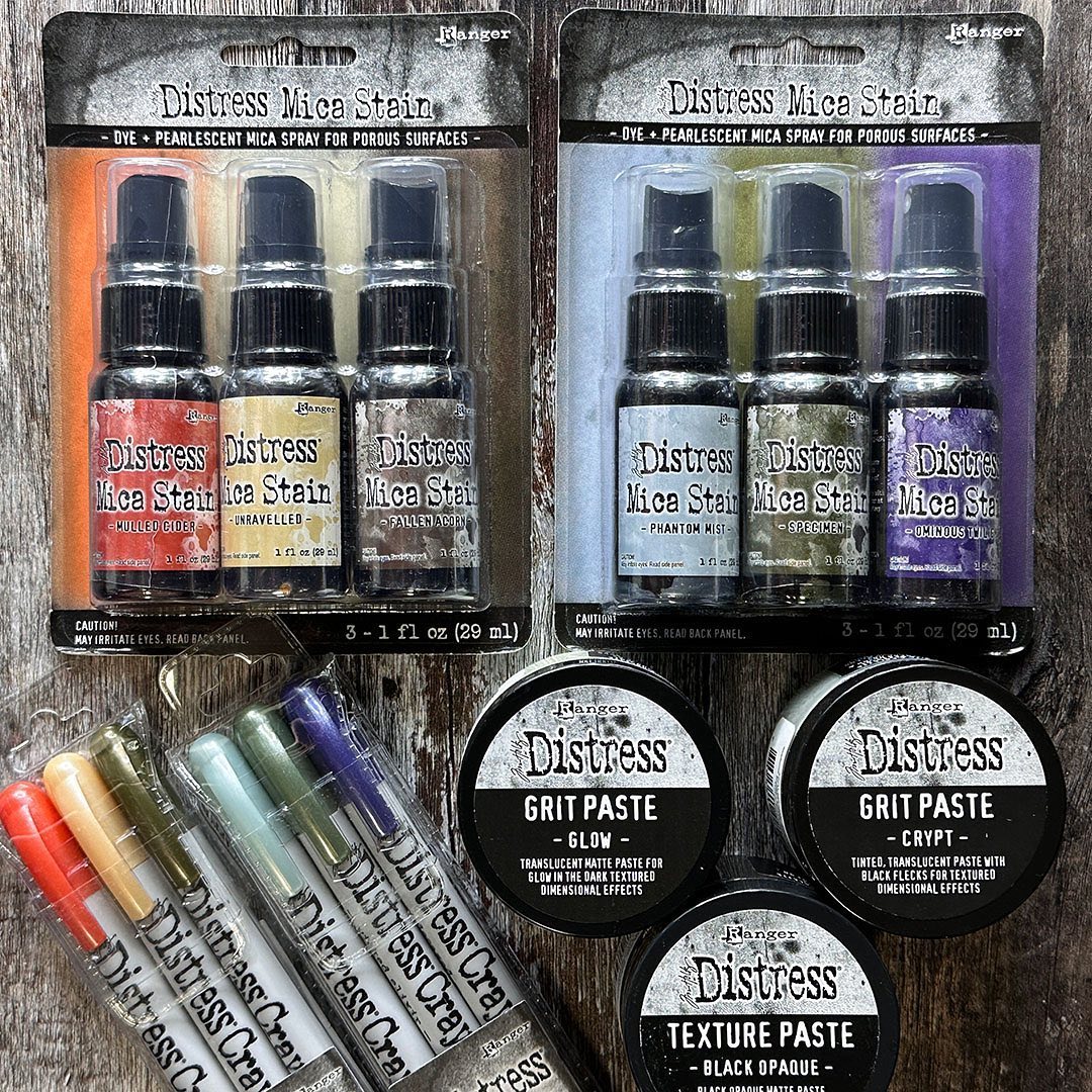 stampers_anon's tweet photo. ☠️ The @tim_holtz Distress Halloween Collection is back + more colorful than ever! Shipping now worldwide. 

📺 Join us next Sat. 8/5 @ 9a PT / 12p ET / 5p UK on YouTube LIVE for a wicked fun demo.

#timholtz #halloween2023 #halloweencrafts #stampersanonymous #DIY https://t.co/fPvVDuRkDv