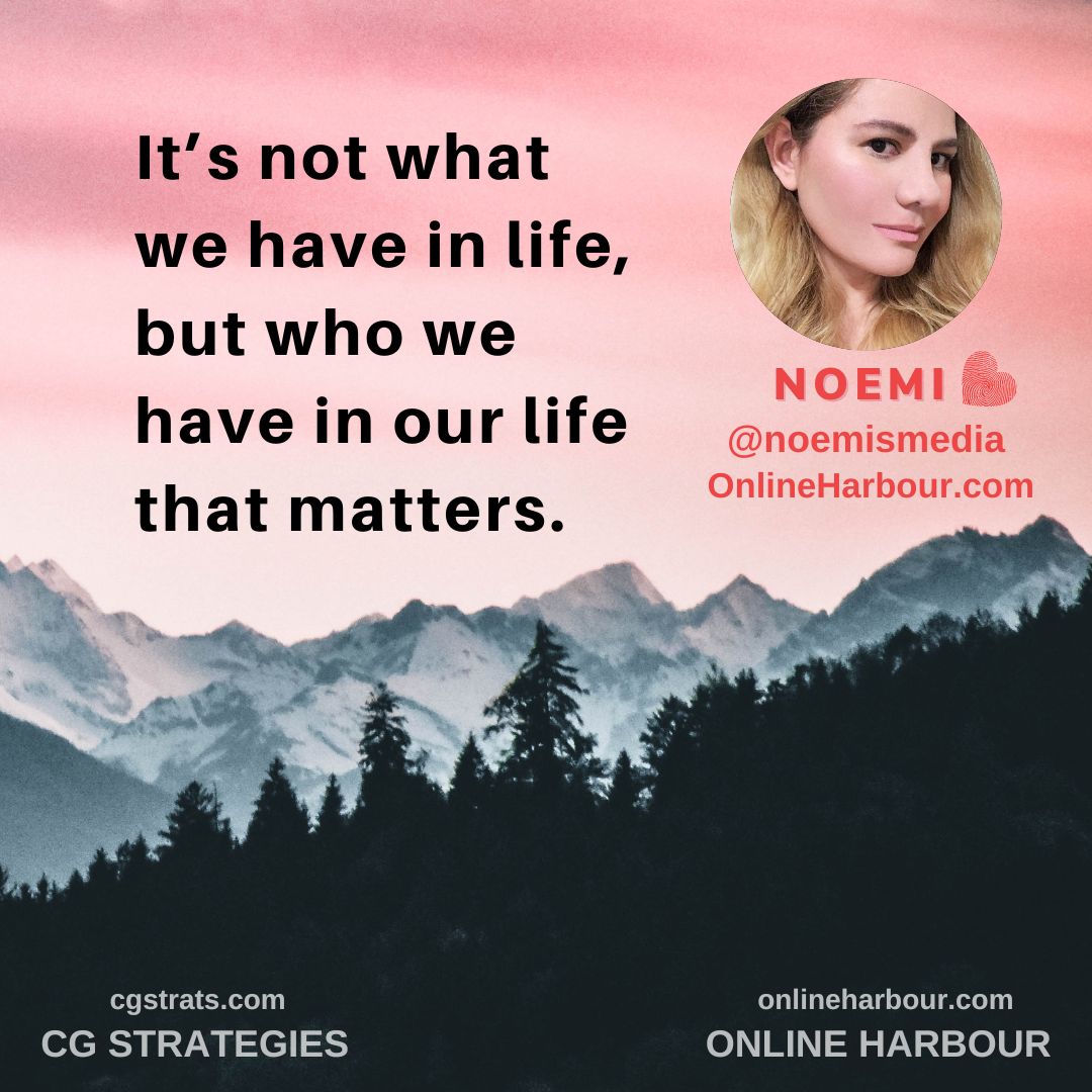 It’s not what we have in life, but who we have in our life that matters. ❤️ #life #family #friends #lifestyle 
<a href="/NoemiBarrazueta/">Noemi Barrazueta; MBA</a> <a href="/OnlineHarbour/">Online Harbour</a> <a href="/CG_Strategies/">CG Strategies</a> <a href="/noemismedia/">NOEMI +♥️</a>