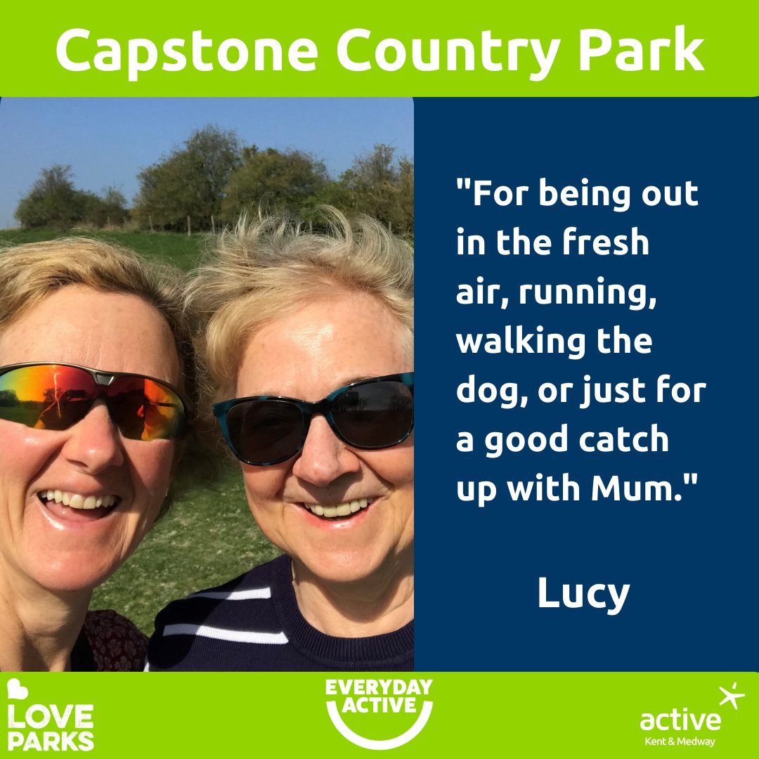 It's #LoveParks week! 🌿🏞️

To celebrate, our team have been sharing their favourite parks and why they like to visit them.

Lucy, our Marketing and Campaigns Officer, told us that she like to visit Capstone Country Park for a catch up with her Mum 👥