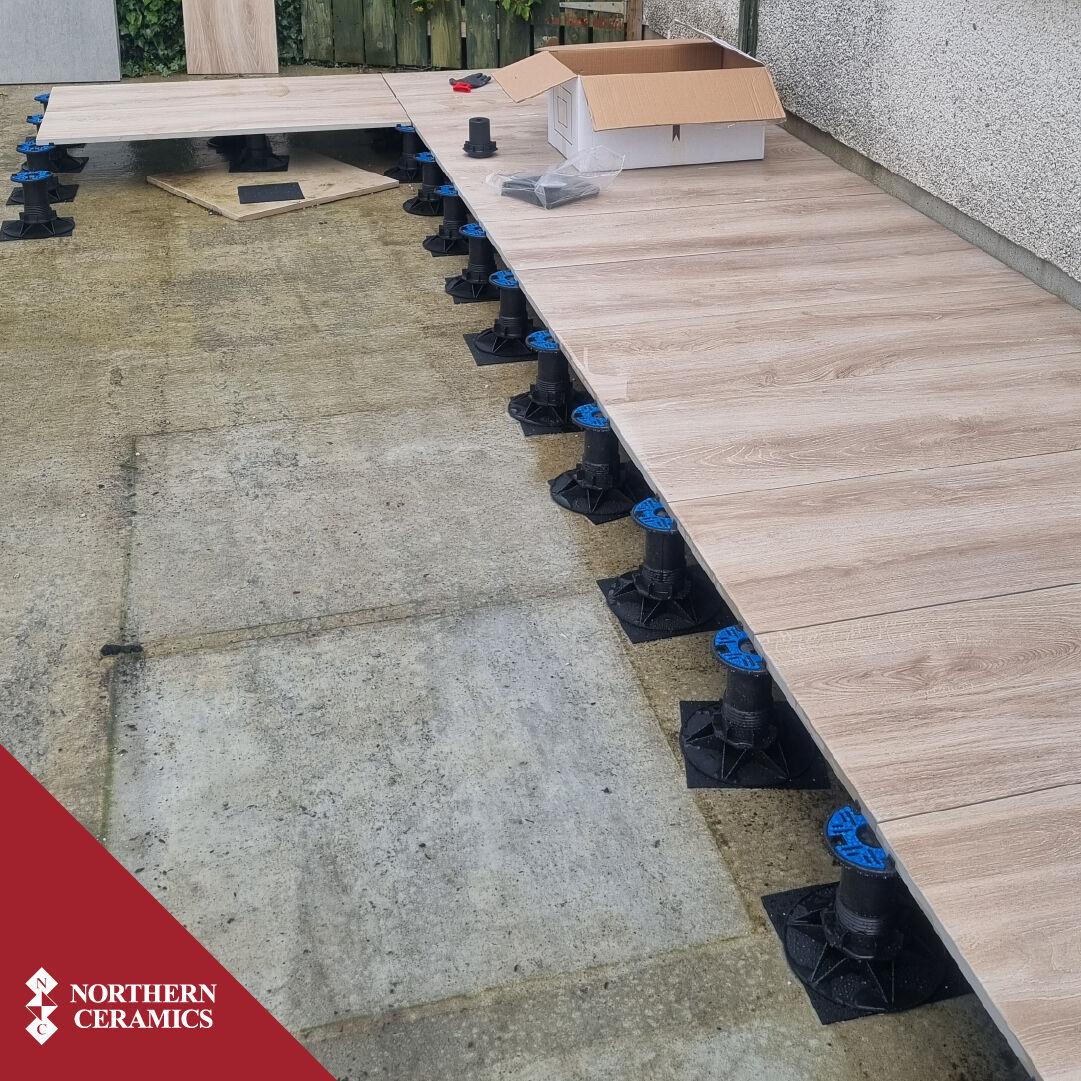 ceram98's tweet photo. Some behind the scenes pics from the prep and start of the installation of our new outdoor tile range area! More updates on this project coming soon! 🤗

#nctiles #outdoor #tiles #project #sneakpeak https://t.co/CdgflWfBTM