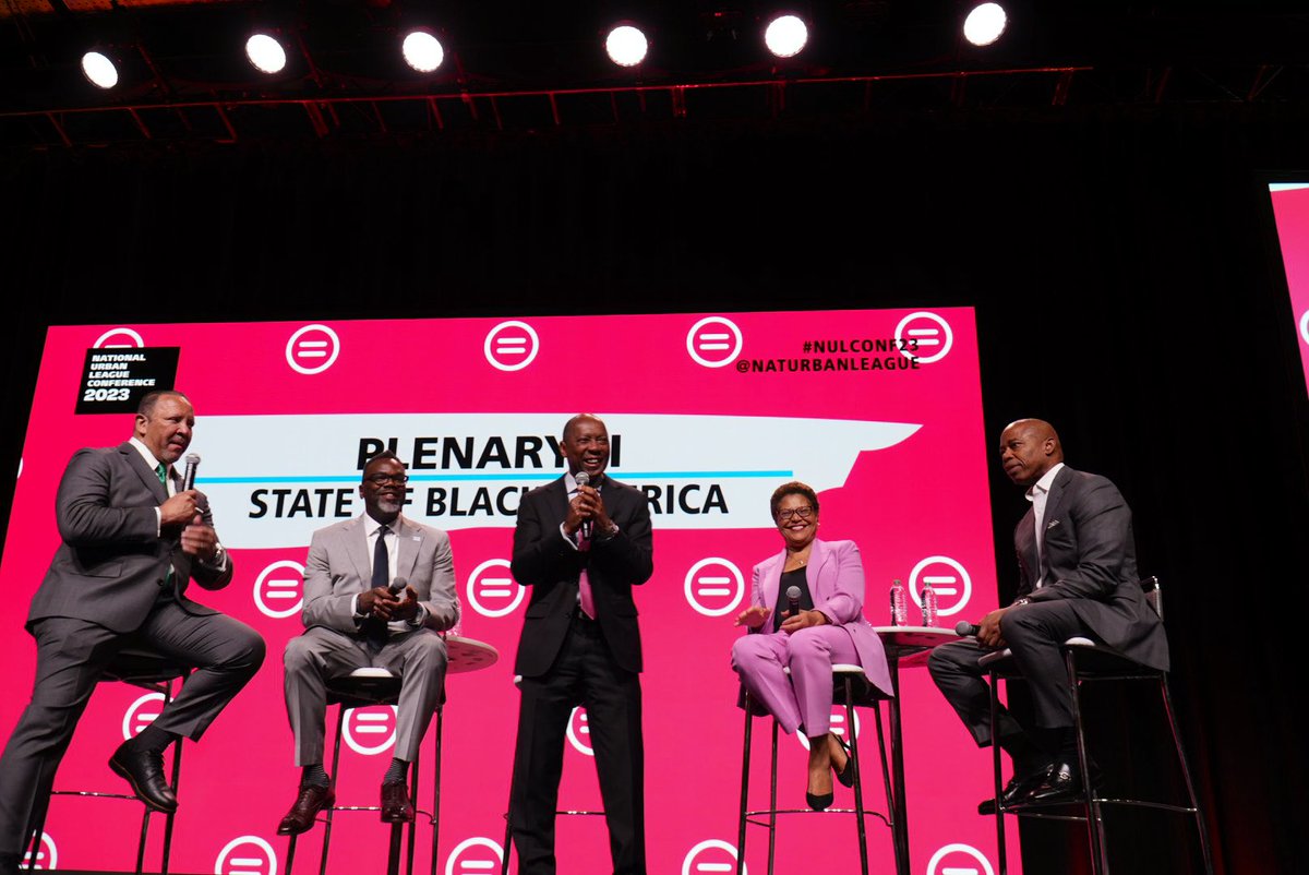 I would like to personally thank <a href="/usmayors/">The United States Conference of Mayors</a> <a href="/KarenBassLA/">Karen Bass</a>, <a href="/Brandon4Chicago/">Brandon Johnson</a>, <a href="/ericadamsfornyc/">Eric Adams</a> for taking part in today’s Mayors fireside chat at <a href="/NatUrbanLeague/">National Urban League</a> 2023 Conference. The audience was engaged and attentive throughout the conversation. Thanks <a href="/MARCMORIAL/">Marc Morial</a> for moderating.