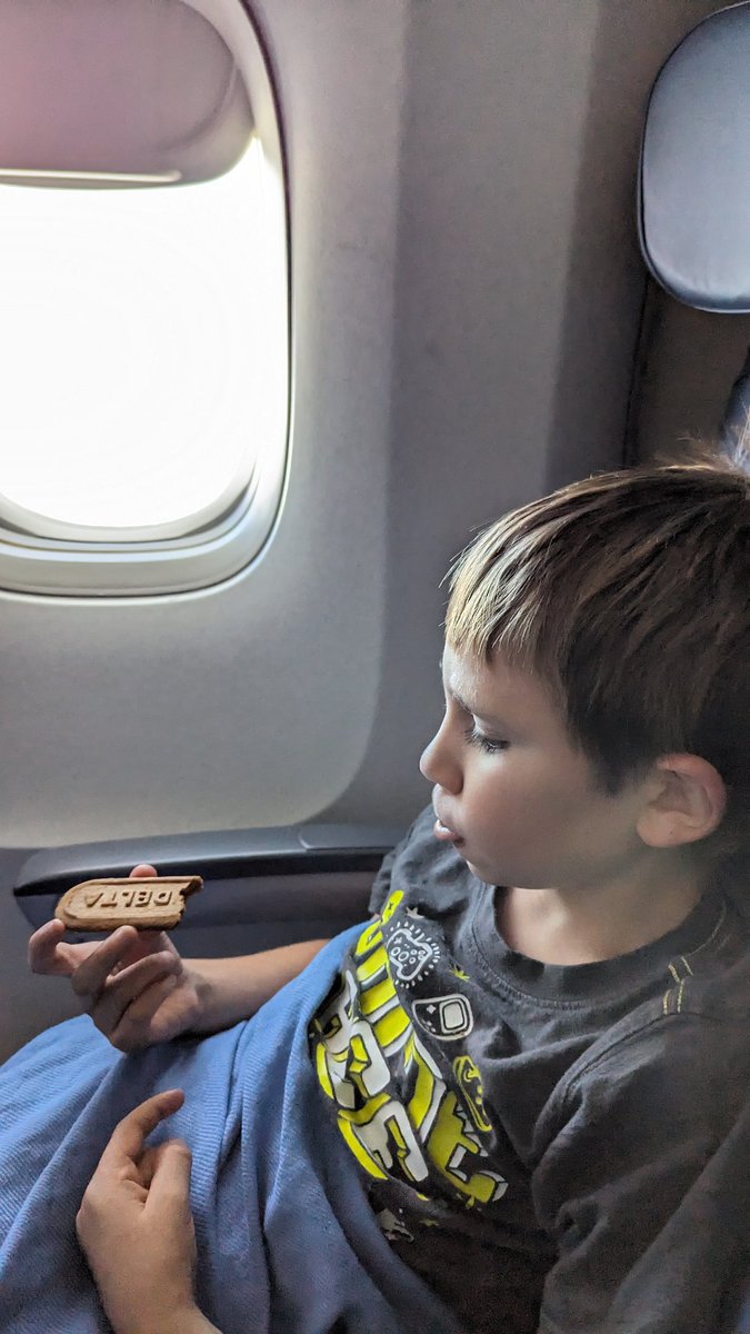 From some where over the Atlantic, Boston here we come