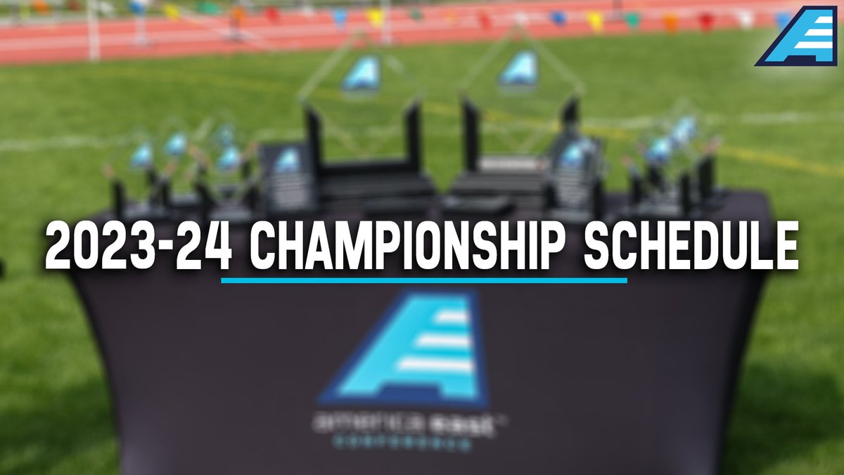 The 2023-24 #AEChamps Schedule is here! 📰: bit.ly/3Y9LZTa