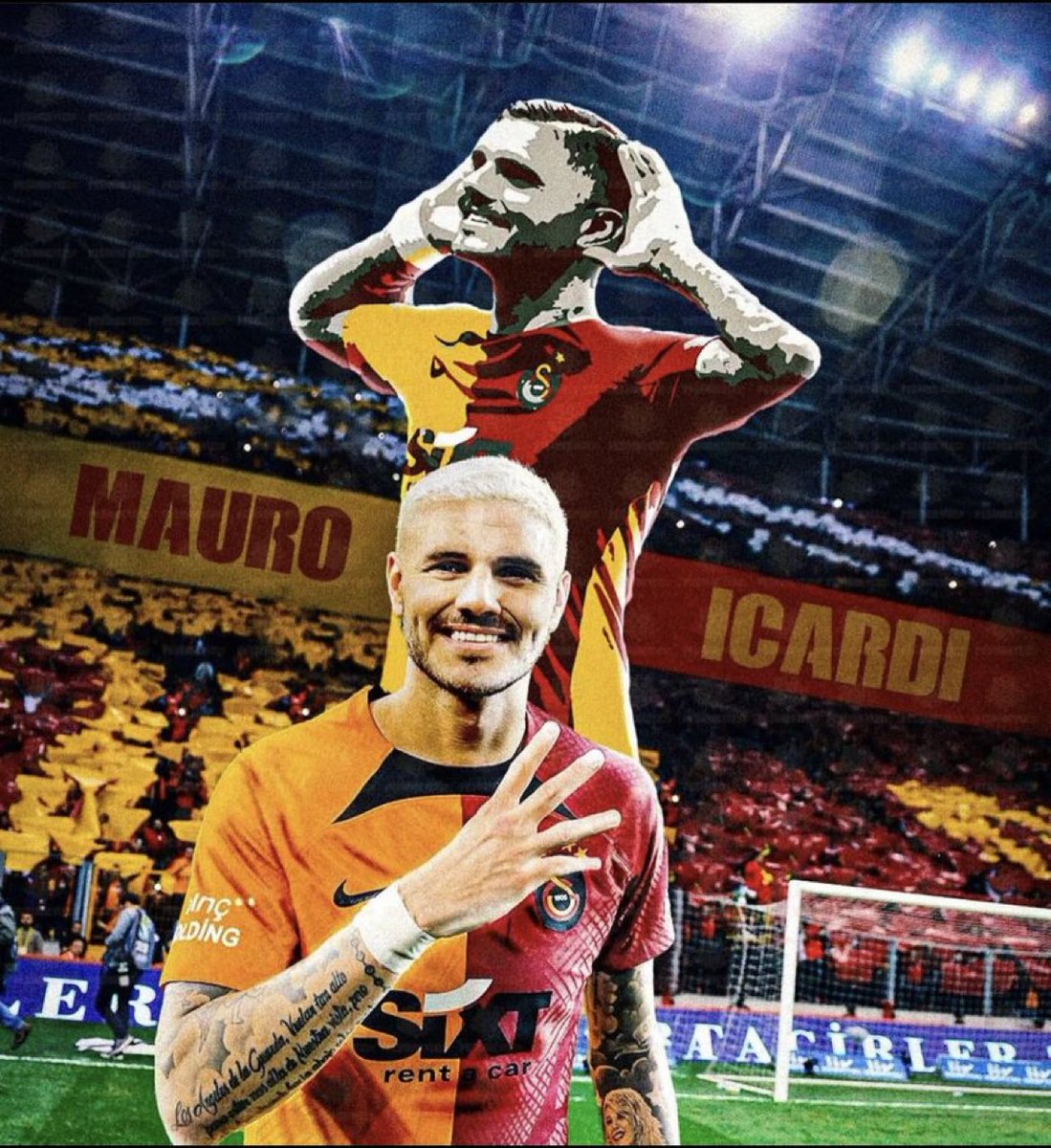 KRAL_1905_28's tweet photo. Kral Geri Geldi 👑❤️💛🌟🌟🌟🌟@MauroIcardi #Icardi #GalatasaraySK #utraslan https://t.co/49R6rCAeQ8