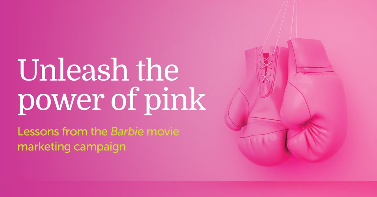 This summer, everyone is seeing pink. That’s right, we’re talking Barbie. The chatter, the blogs, the merch &amp; the memes all add up to a level of brand awareness &amp; heat that any marketer would envy. ow.ly/9Wpb50PnSb2

#barbie #brandawareness #brandstrategy #campaignstrategy