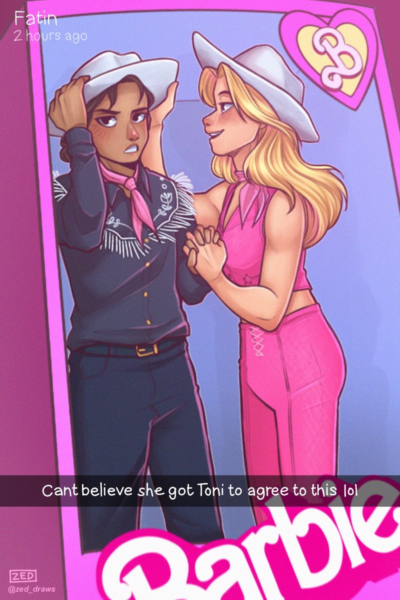 ok maybe not the exact prompt but I had to draw them in the classic fits I'm sorry