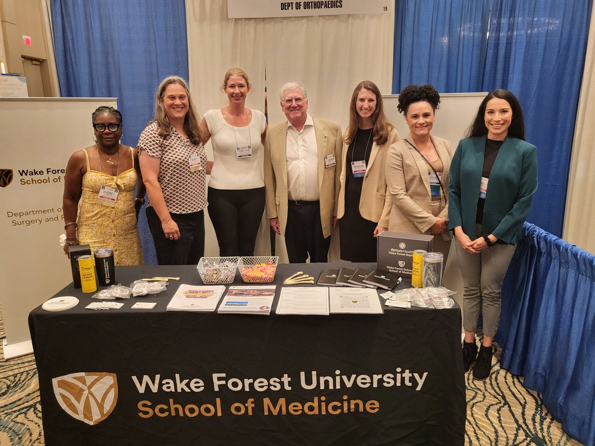 KerryDanelson's tweet photo. The women of Wake Forest Ortho at SOA! https://t.co/DvIMdMq5Je