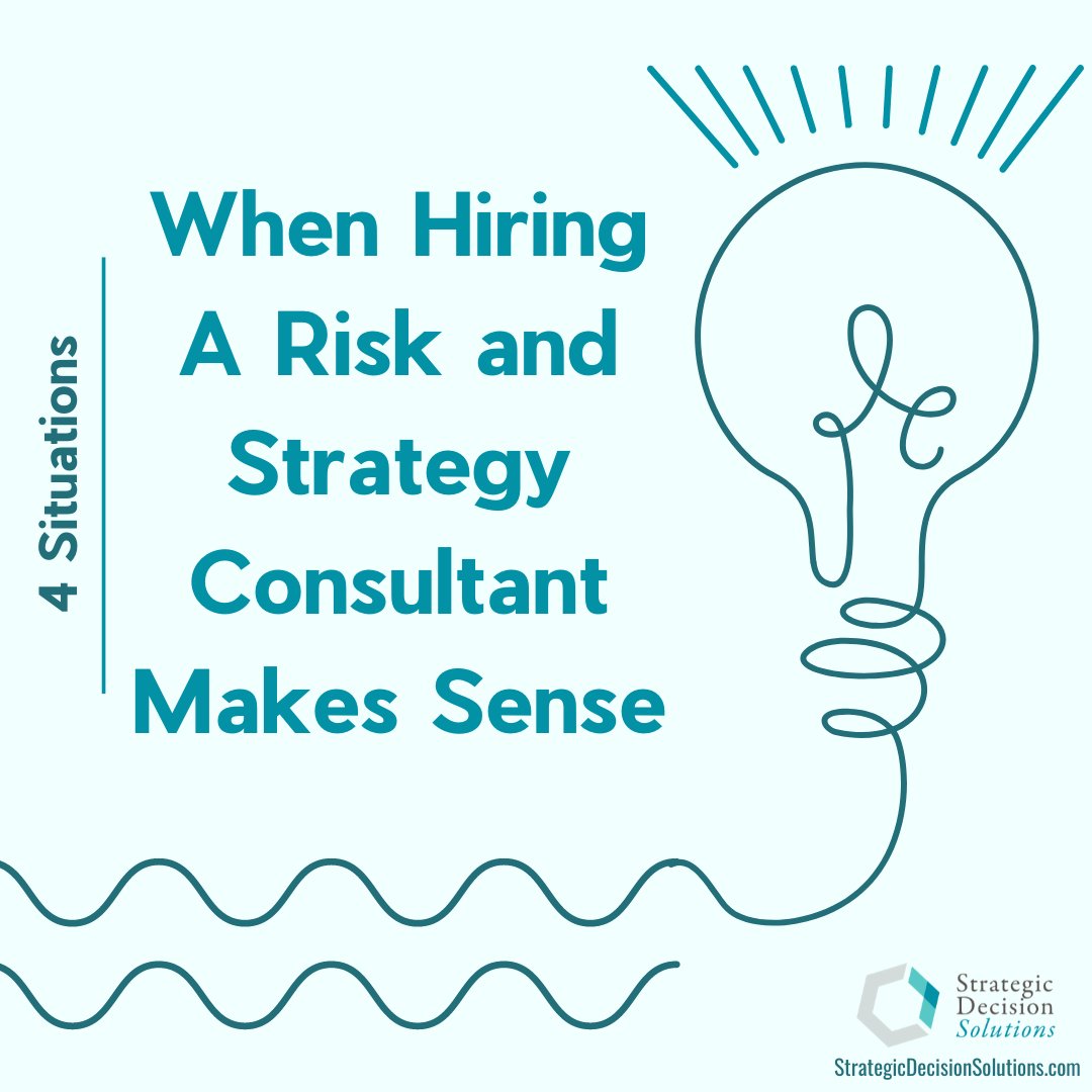 Hiring a #consultant is inevitable, but what exactly are the reasons for a company to seek one out? Today’s article explores 4 common situations, along with a few tips for ensuring your co gets maximum value out of hiring a consultant tinyurl.com/2nnd7975    #erm  #erminsights