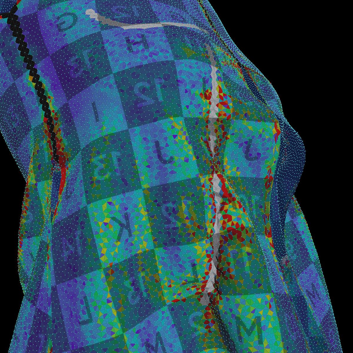 egmontas's tweet photo. pleats! or at least on the way... in a similar way to controlling edge lengths, we can add the metadata that controls an edge's willingness to bend, tbc... #pleats 
🌸 #fashion with #Houdini #digitalpoetics https://t.co/PGkSpiYAt5