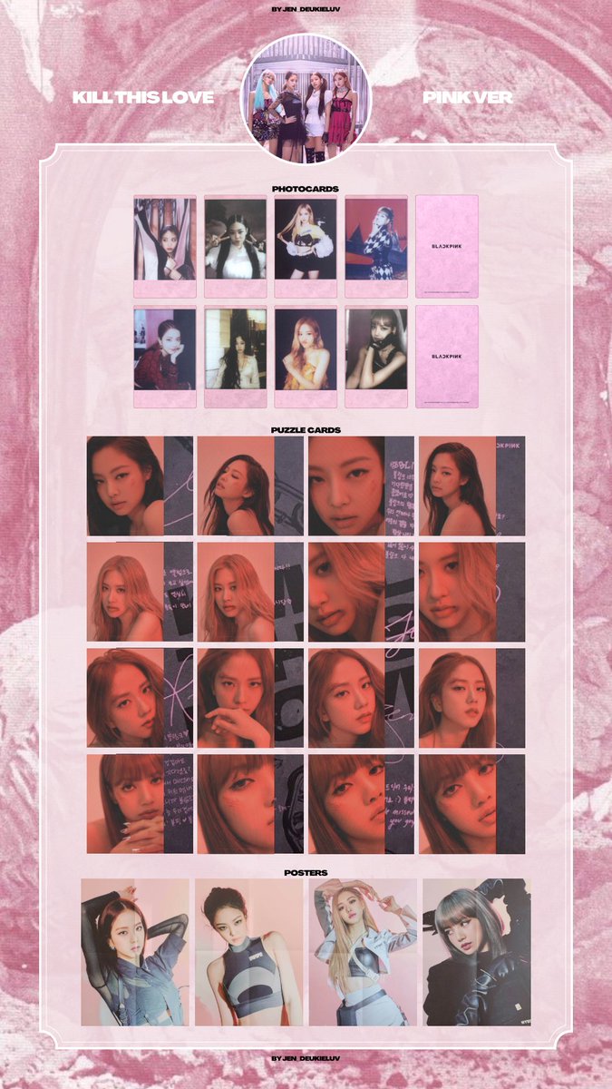 group - blackpink ♡ member - ot4 ♡ template - kill this love