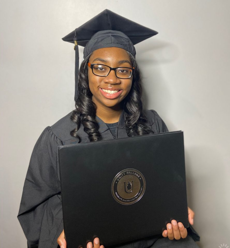 Meet Dorothy Jean Tillman—also known as “DJ”, a 14-year-old genius from Chicago who earned her Master's degree in Environmental and Sustainable Science from Unity College in Unity, Maine—May-19-2020