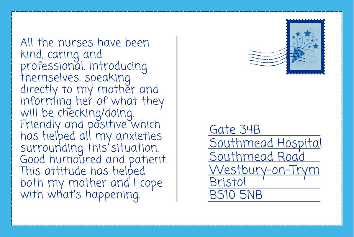 Happy #FeedbackFriday 🎉This comment for 34B should make the team proud! Their compassionate and thoughtful care clearly had an impact on this patient and their family member #IncredibleNMSK #OneNBT @NmskNbt