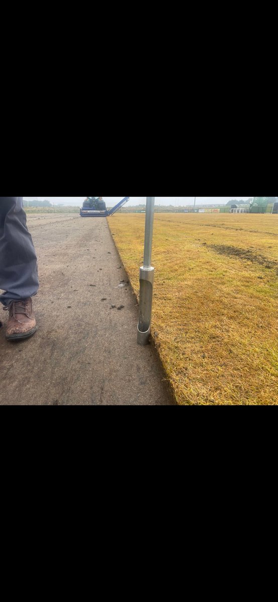 Pitch 1 renovation completed 
Surface koro'd, top drained, verti drained, shockwaved, raked, disc and dimple seeded. Great work by CRL