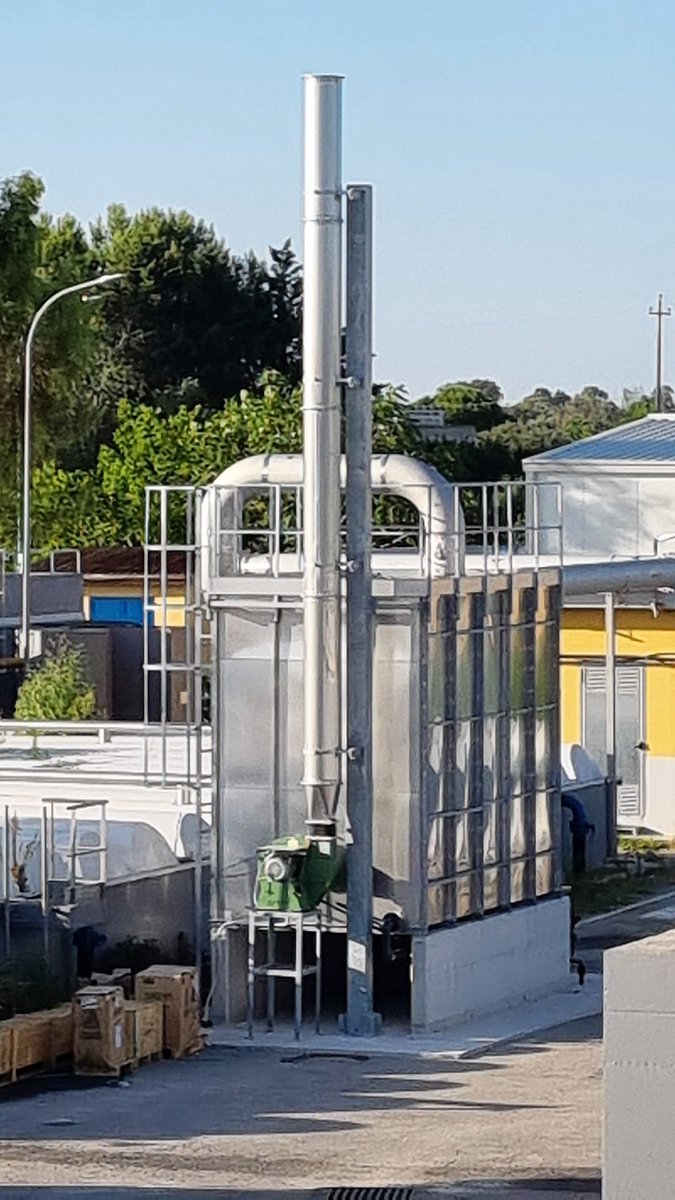 AirCleansrl's tweet image. 😷♻️🇮🇹   4 start-up + 1 #upgrade in 1 week
Application #WWTP – System #Biotrickling filter #MónaShell® #CrumRubber™
#AirClean #airtreatment #biofilter #biotechnologies #odourabatement #odourcontrol #wastewater #municipal #airpollution #VOC #H2S #emissionscontrol