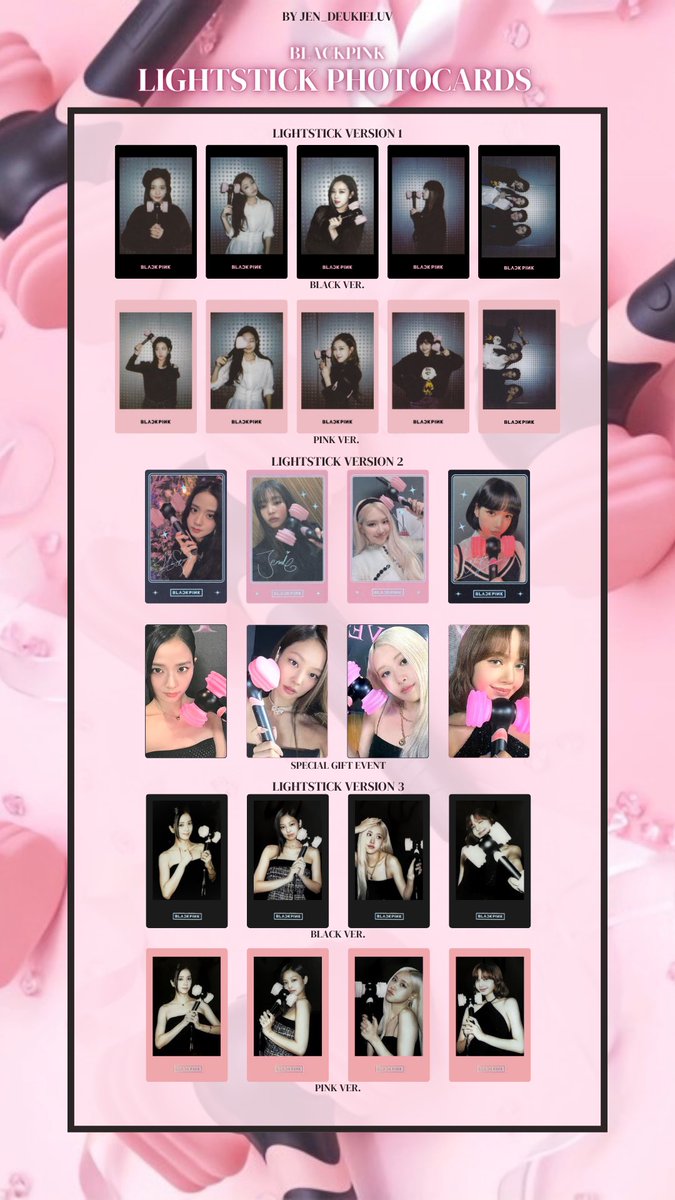 Photocards Black Pink