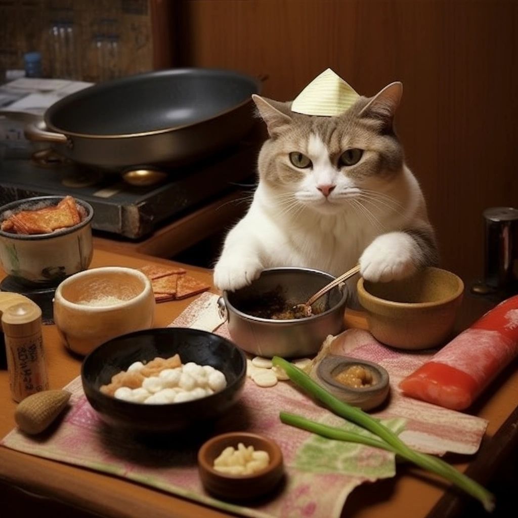 JonnePetson's tweet photo. Cats that can cook really add up #cats #cute #enjoyment #fun #pets #cooking #enjoyinglife https://t.co/DE8MvIId3H