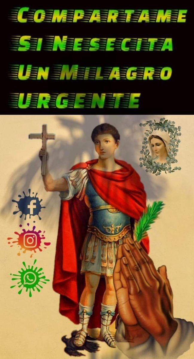DeboraaBlanco's tweet photo. @Catholic_Net Amado san Expedito santo MILAGROSO santo Guerrero santo de las causas urgente te pido que me ayudes en este camino para lograr lo que tanto anhelo también te pido protección para mi familia y para mi también te doy gracias glorioso santo Guerrero Amén 149/150 https://t.co/z7sj9eA9xW