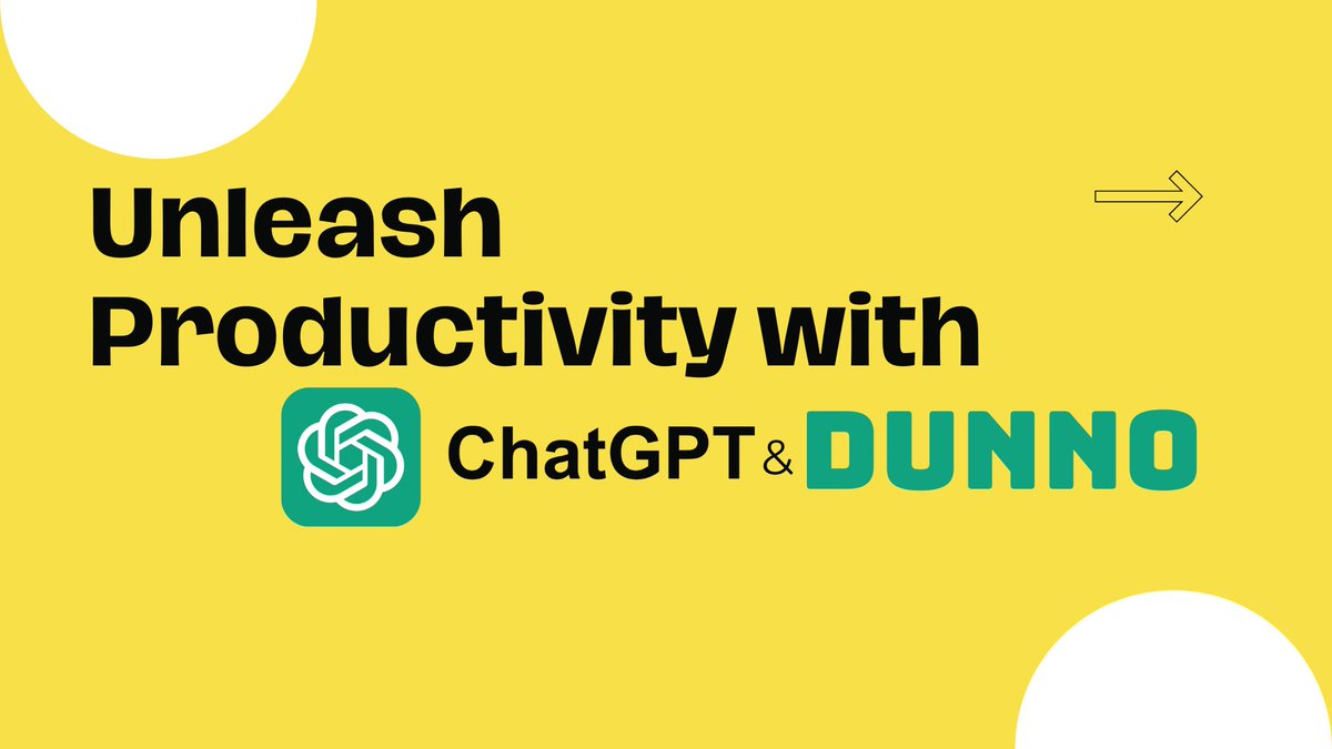 #ChatGPT is your FREE productivity and learning assistant Yet, many folks aren't aware of how to fully leverage its power This is why we crafted 50 prompts to skyrocket your productivity and learning curve It's absolutely FREE! To get it: Follow @playDunno Retweet this…