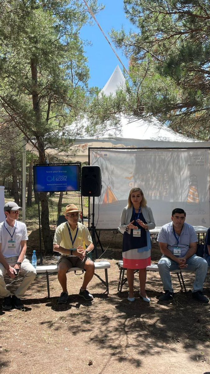 orion_worldwide's tweet image. Our Co-Founder @arakelyan_emma and Financial Analyst Arax Tchertchian participated at the #SevanStartupSummit2023. Emma was a mentor and a judge. Arax and the other team members presented @Orion_Score, our newly launched #startup, which assesses the investability of startups.
