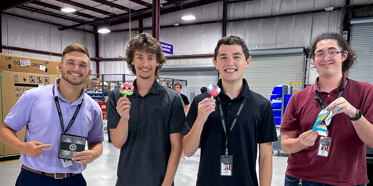 SidusSpace's tweet photo. Yesterday, we celebrated #NationalInternDay with custom Sidus Oreos, Mr. Delicious Ice Cream and facility tours for friends and family!
#SidusInterns #LizzieSat #SpaceExploration #Innovation #Internship #FutureLeaders #OreoID https://t.co/WmOzXforIR