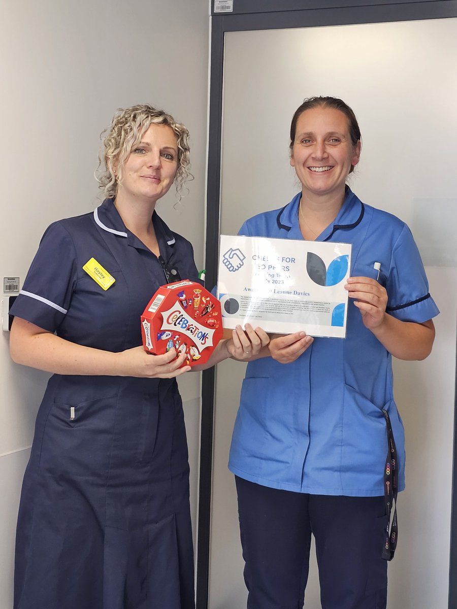 Congratulations Sister Davies 😁 July @WHT_TeamED cheers for peers winner! Thank you for supporting the team to raise awareness in alcohol use screening at triage within the department. #Welldone #beproud #MakingADifference #valued #care @WalsallHcareNHS