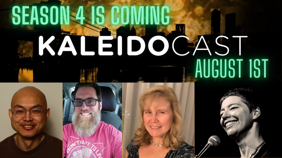 Excellent stories from fantastic new authors, and gems from the best writers working today. New episodes drop every two weeks at 11:00 am, starting August 1st.
kaleidocast.nyc
