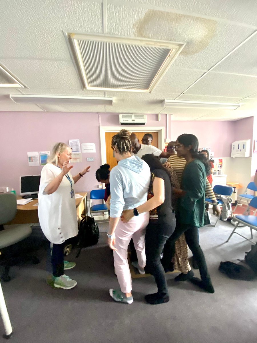 mckaig_jude's tweet photo. Today cohort 2 of our #InternationallyEducatedNurses had a study day. #Preceptorship they heard from @LCH_Library. @rhianlast spoke about #QualityImprovement & we discussed Clinical Supervision. This group are such a joy to spend time with, so kind & supportive of each other. β€οΈ https://t.co/Y5wZRz7pNO