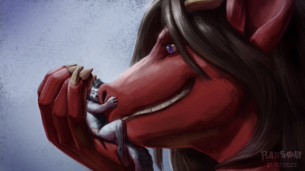 "Serafin and Oakley"

<a href="/Serafindaderg/">Serafin</a> dotes on <a href="/OakleyTheSpolf/">Oakley</a>~
#macro #furry #art