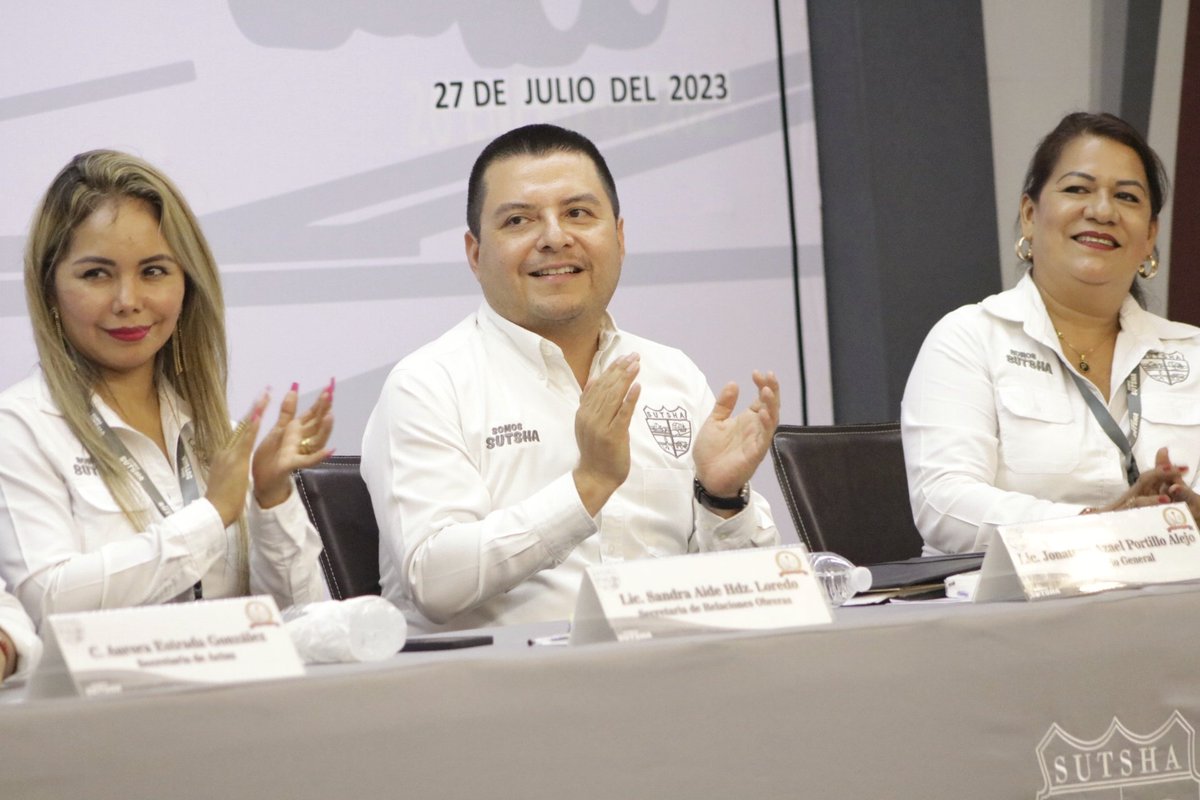 AzaelPortillo's tweet photo. La unidad y la fortaleza de nuestro sindicato, destacaron en nuestra asamblea general ordinaria, la cual acompañado de mi comité ejecutivo, tuvimos el honor de presidir. Gracias por todo su apoyo y confianza. #CdMadero 

@SUTSHA 
@fetsatoficial 
@olgapsosa https://t.co/VPXcgd6oMl